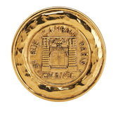 シャネル 31 RUE CAMBON PARIS カンボン ブローチ ゴールド メッキ レディース CHANEL 【中古】